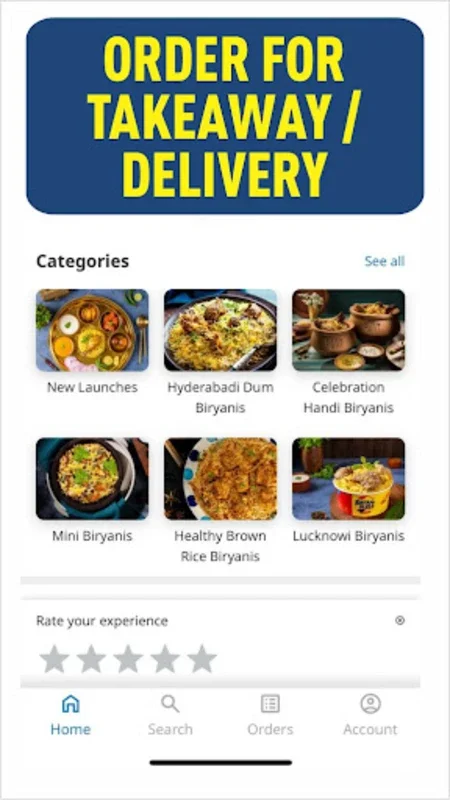 Biryani Blues for Android - Order Biryani Effortlessly