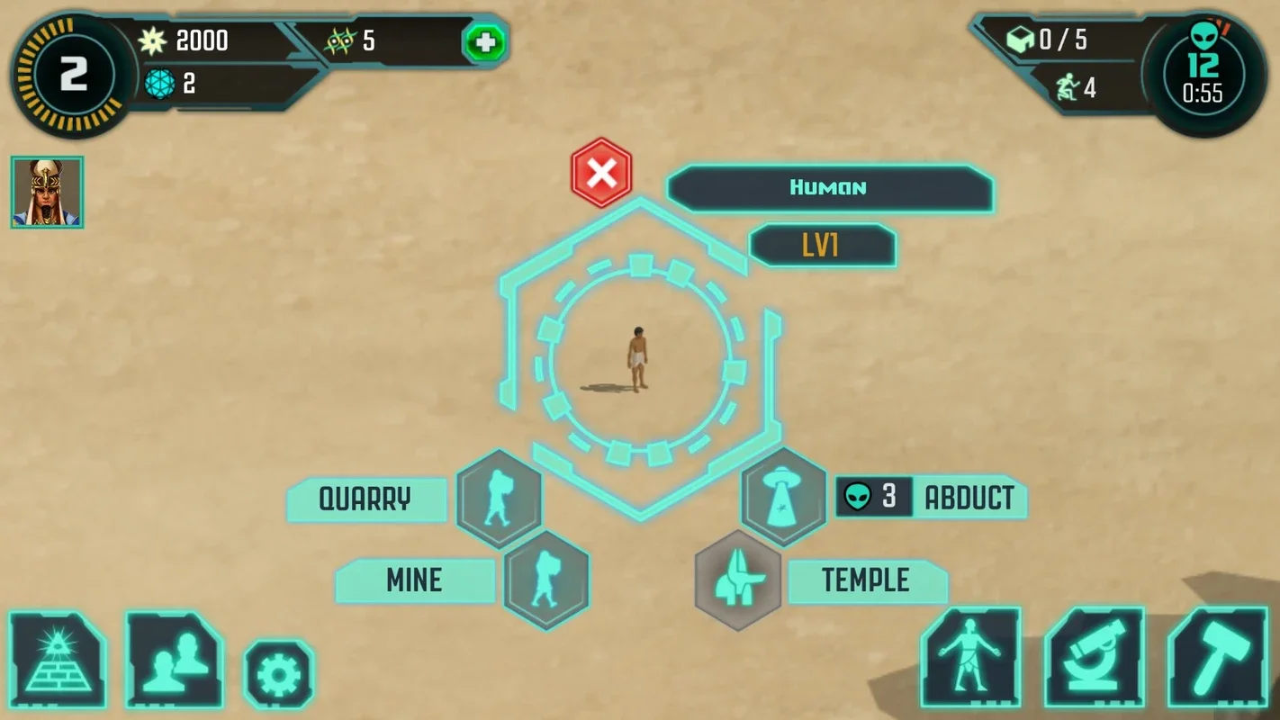 Ancient Aliens: The Game for Android - Build Egyptian Civilization