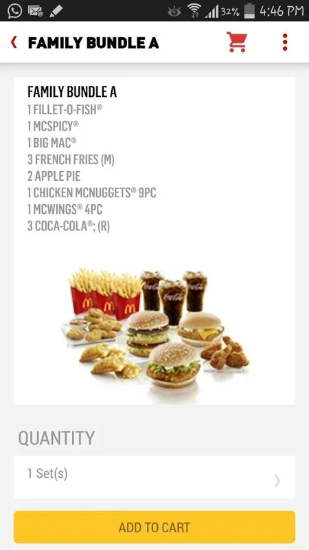 McDelivery Singapore for Android - Simplify Your McDonald's Orders