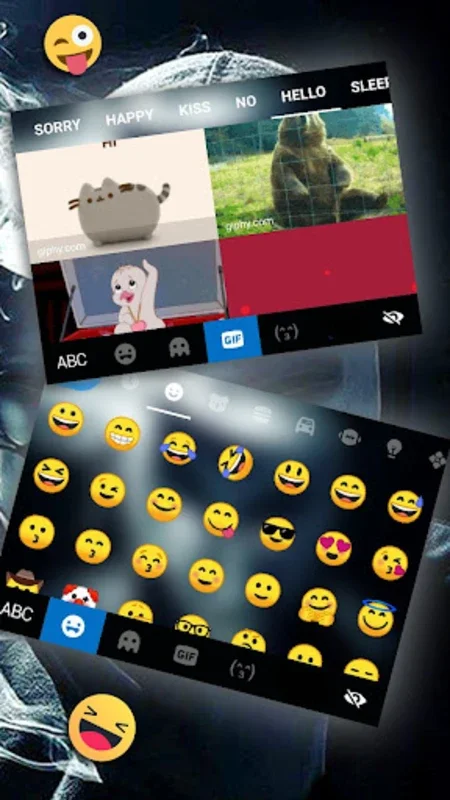 Anonymous Smoke Keyboard Theme for Android - Customizable & Stylish