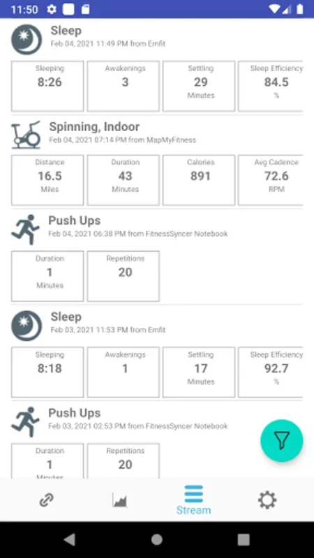 FitnessSyncer for Android: Integrate Health Data