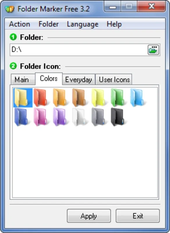 Folder Marker for Windows - Customize Folders Easily