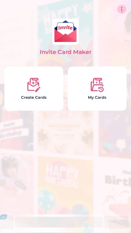 Invitation Card Maker for Android - Create Custom Cards