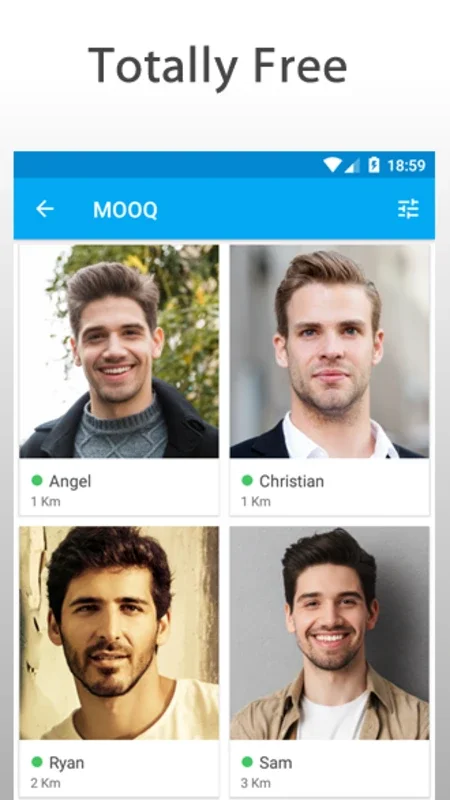 MOOQ for Android - Free Dating App with Local Profiles