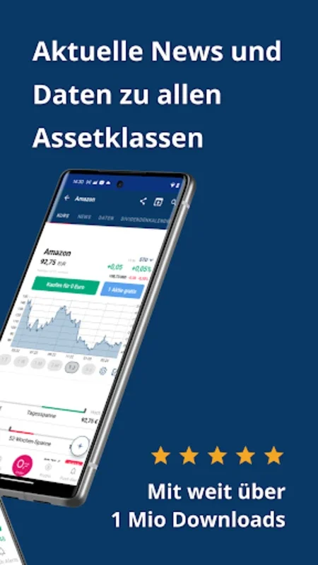 finanzen.net for Android - A Financial Data and Portfolio Management Tool