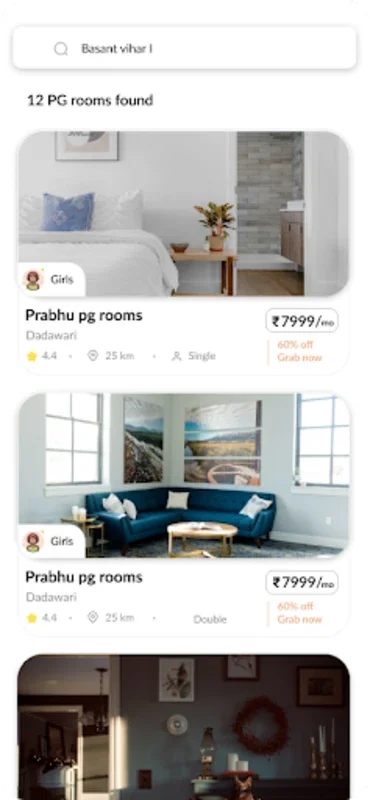 PG Rooms for Android - Find Affordable Hostels Easily