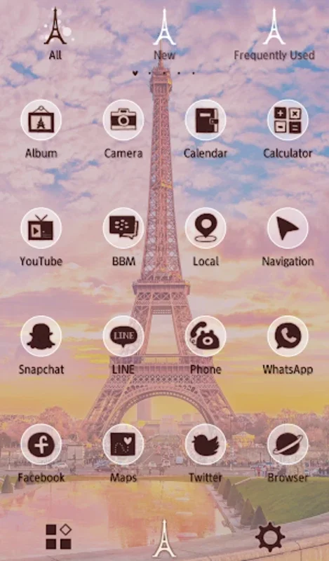 Paris Wallpaper Parisian Twilight Theme for Android - Transform Your Device with Parisian Elegance