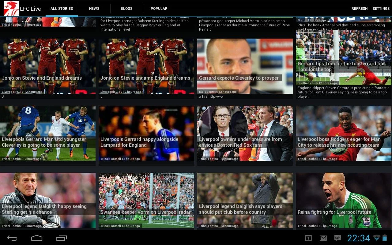 LFC Live for Android: Comprehensive Liverpool FC News