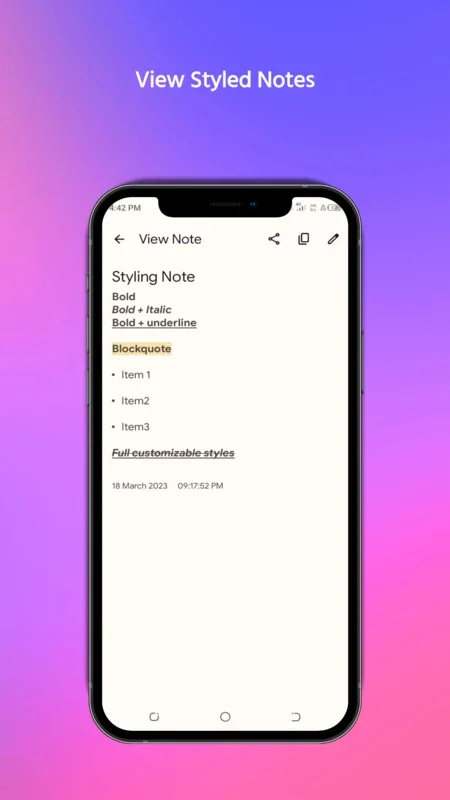 Md Notebook for Android - Organize Your Thoughts Easily