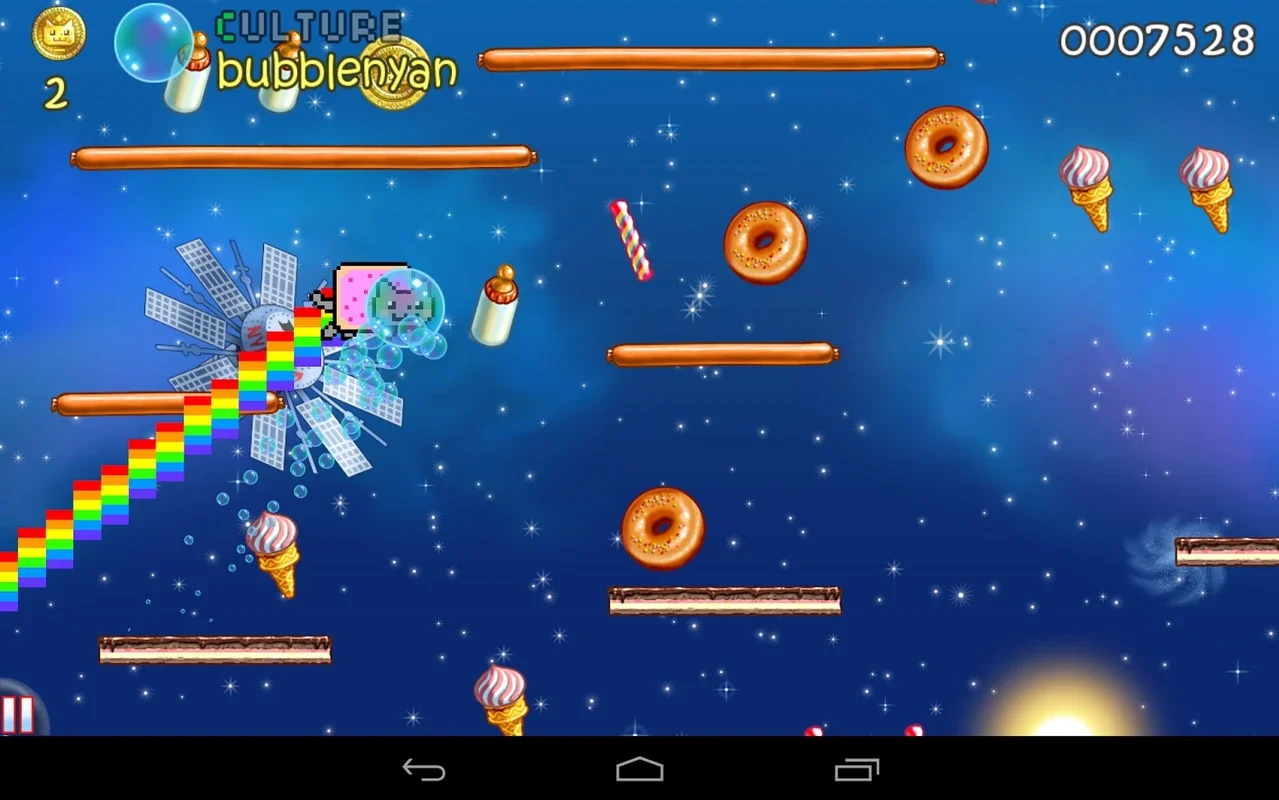 Nyan Cat: Lost In Space for Android - No Downloading Needed