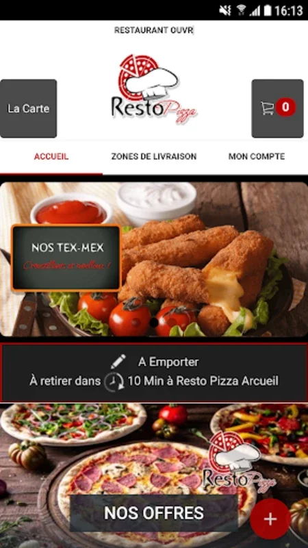 Resto Pizza for Android - Hassle - Free Pizza Ordering