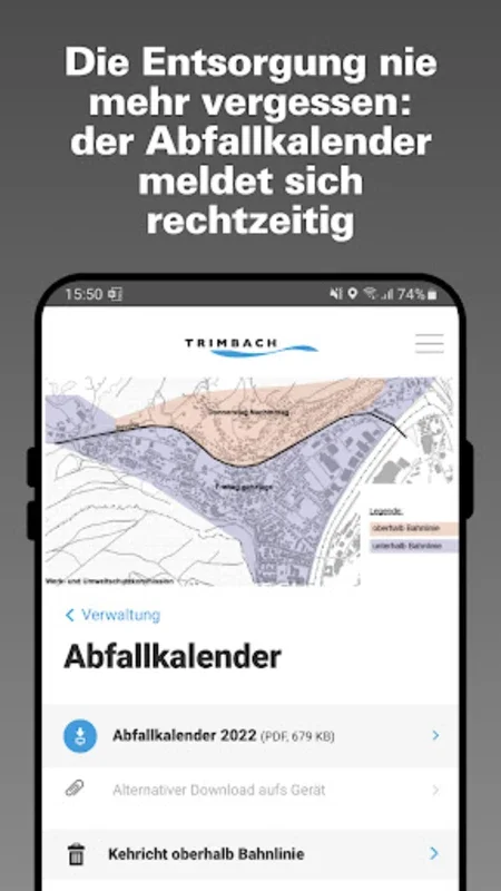 Trimbach for Android - Stay Informed and Connected