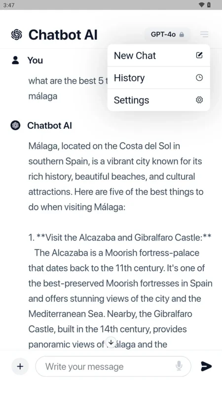 Chatbot AI for Android: A Chatting Option with AI