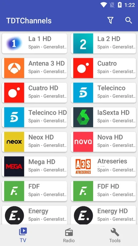 TDTChannels Player: Free Spanish TV & Radio for Android