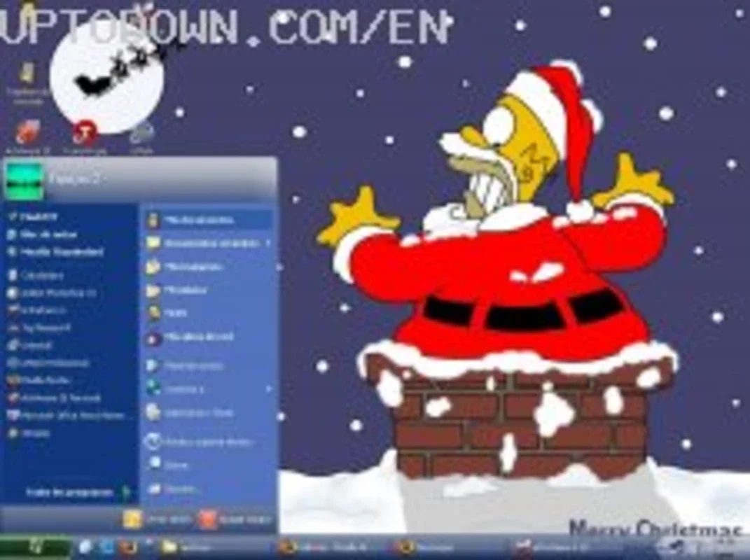 The Simpsons Christmas Theme for Windows - A Festive Delight