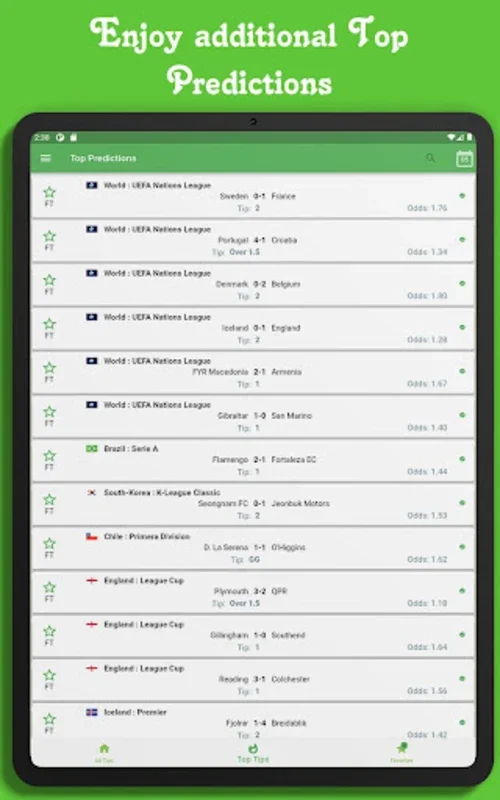 Football Predictions for Android - Reliable Match Insights