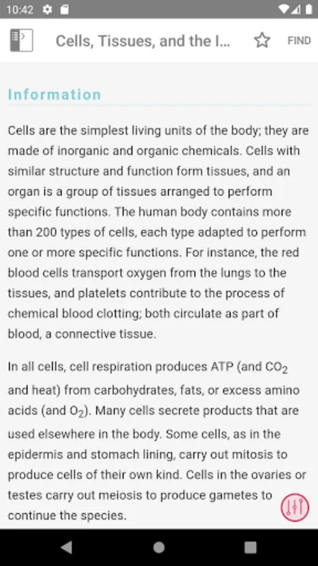 Pocket Anatomy and Physiology for Android - No Downloading Needed