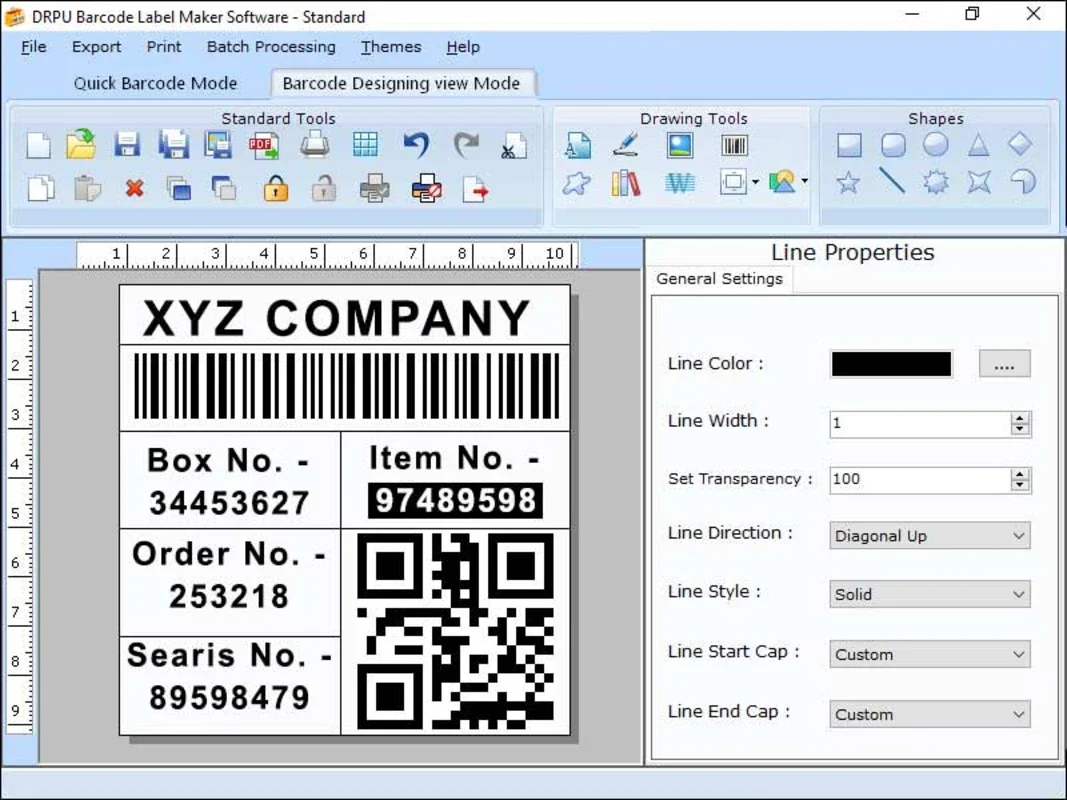 Advanced Standard Barcode Tag Software for Windows: Create Quality Barcodes