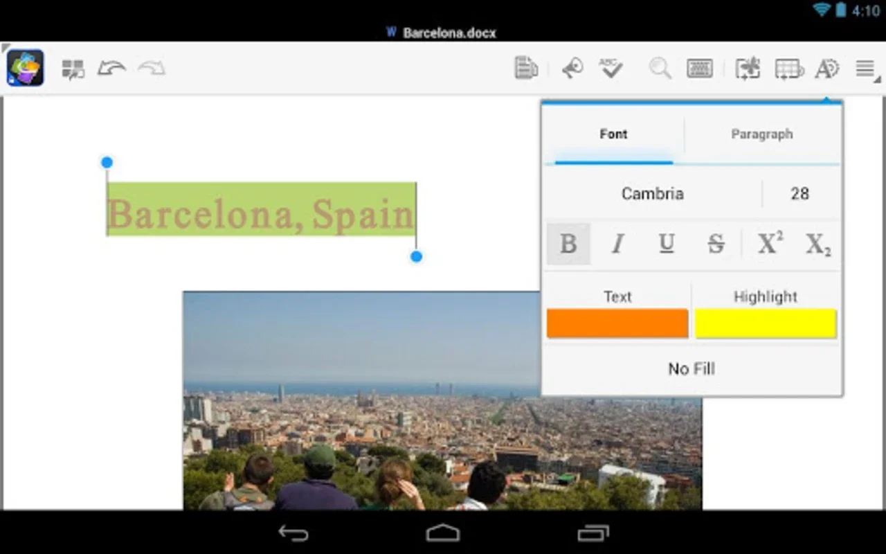 Quickoffice - Google Apps for Android - No Download Needed