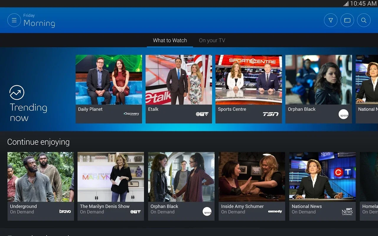 Fibe TV for Android - Stream Your Favorite Shows Anytime