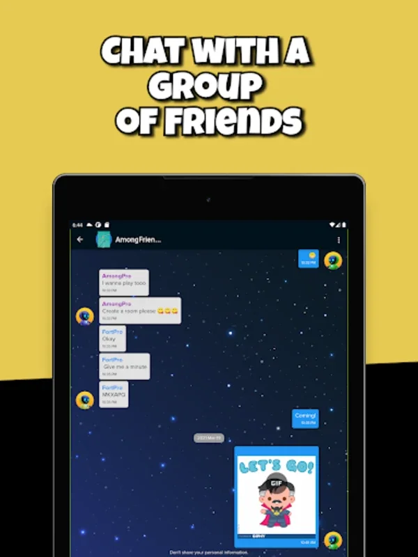 AmongFriends Chat for Among Us on Android: Connect with Gamers Safely