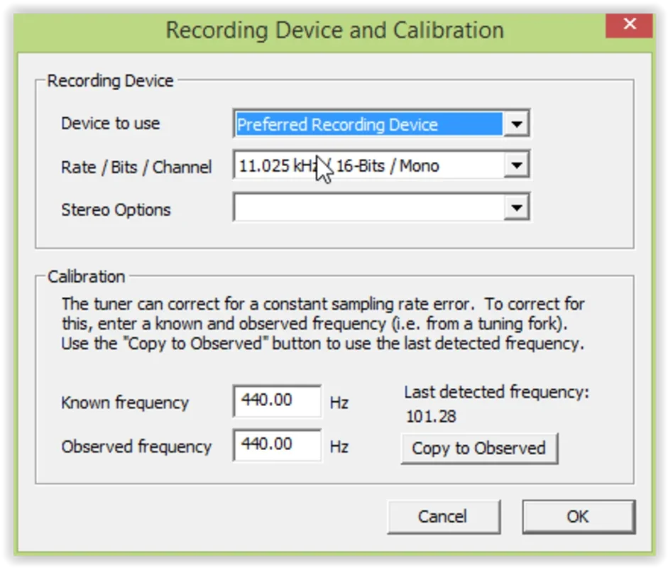 APTuner for Windows - Precise Instrument Tuning