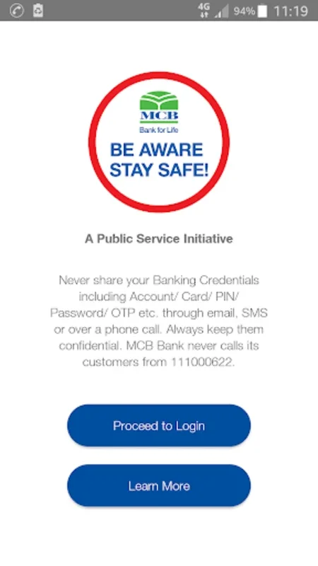 MCB Mobile for Android - Secure and Convenient Banking