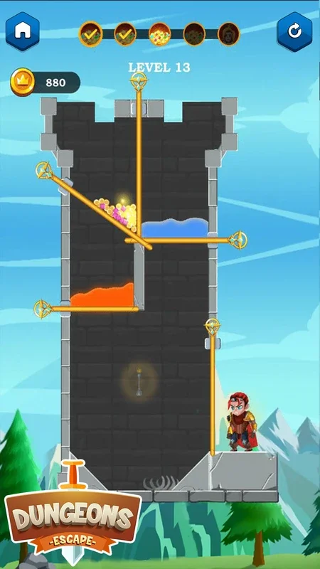 Dungeons Escape for Android: Engaging Puzzle Fun