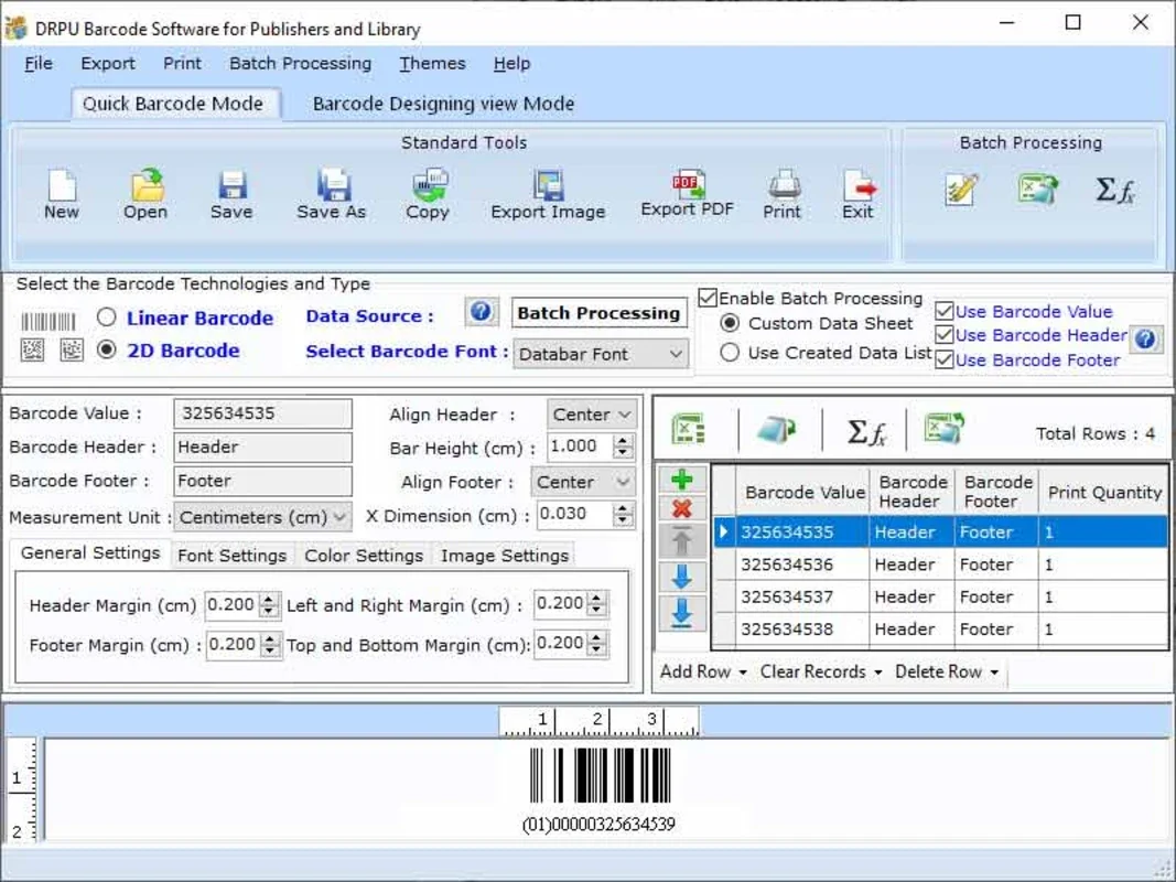 Library Books Barcode Maker Software for Windows - Efficient Library Management