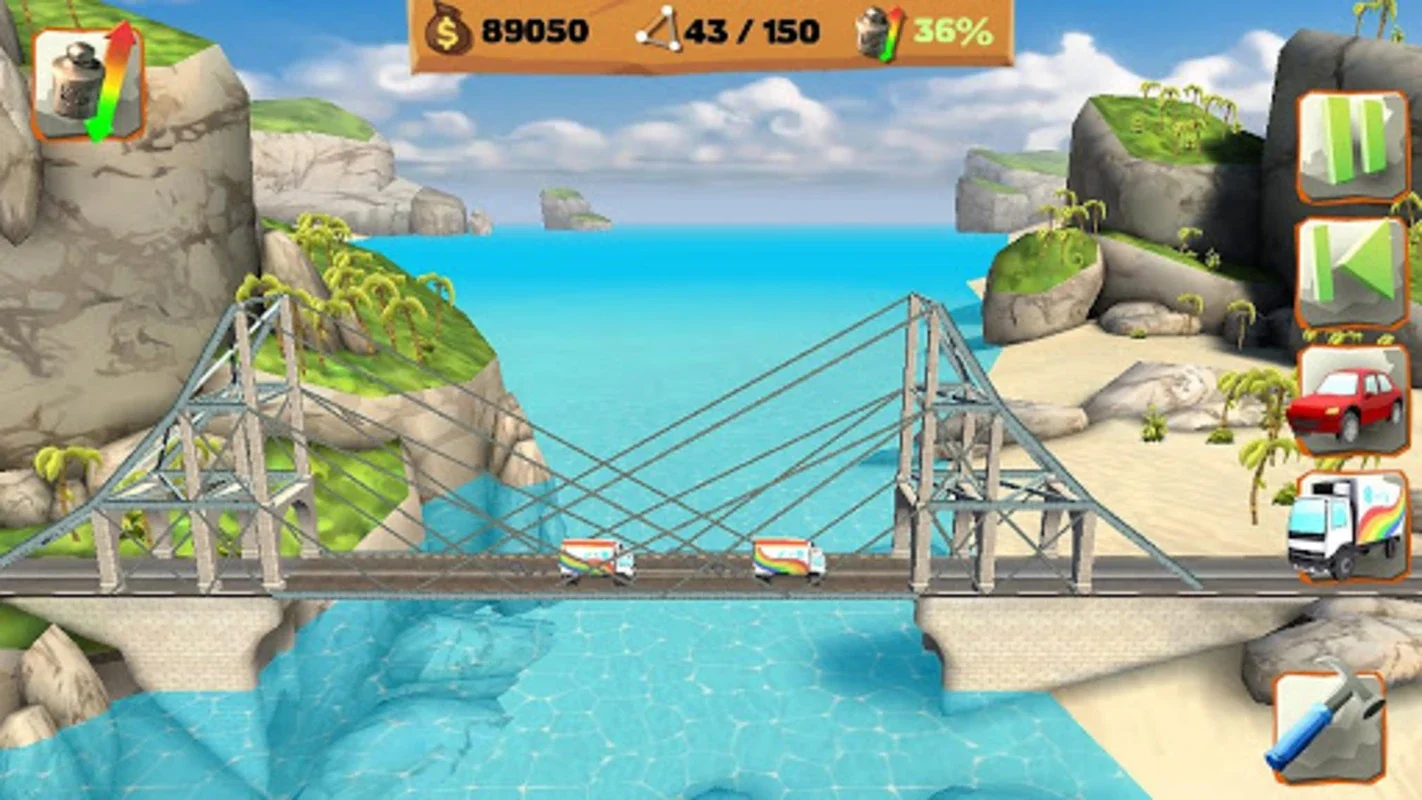 Bridge Constructor Playground FREE for Android - Build Bridges with Ease