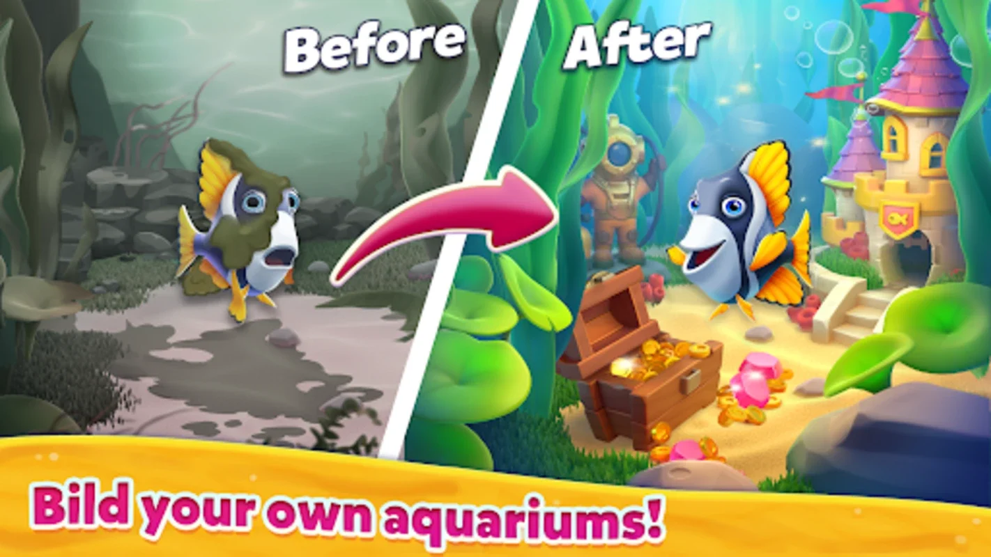 Aqua Match for Android: Build Your Dream Aquarium