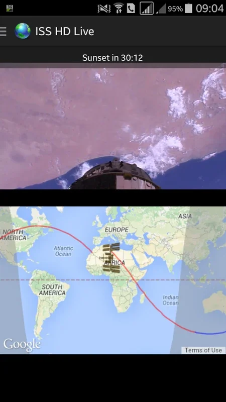 ISS HD Live for Android - Explore Earth from Space