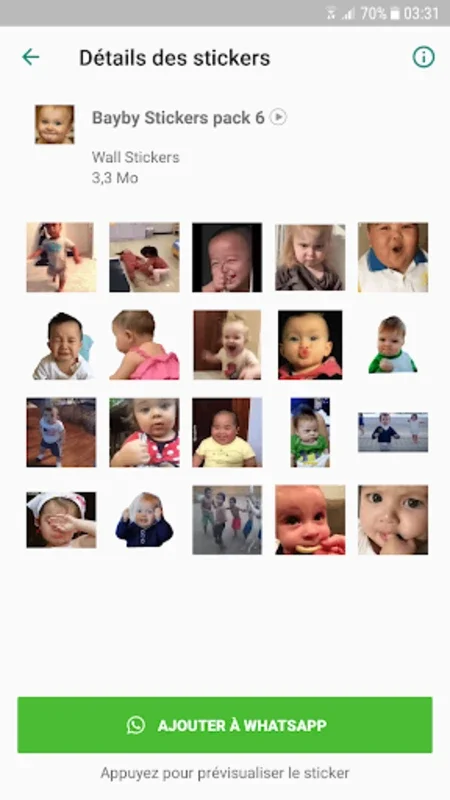 Animated babies Stickers for Android - Enhance WhatsApp Chats