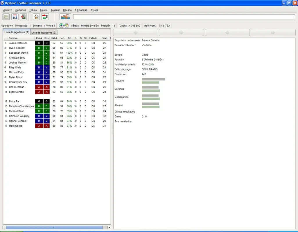 Bygfoot Football Manager for Windows - Engaging Football Experience