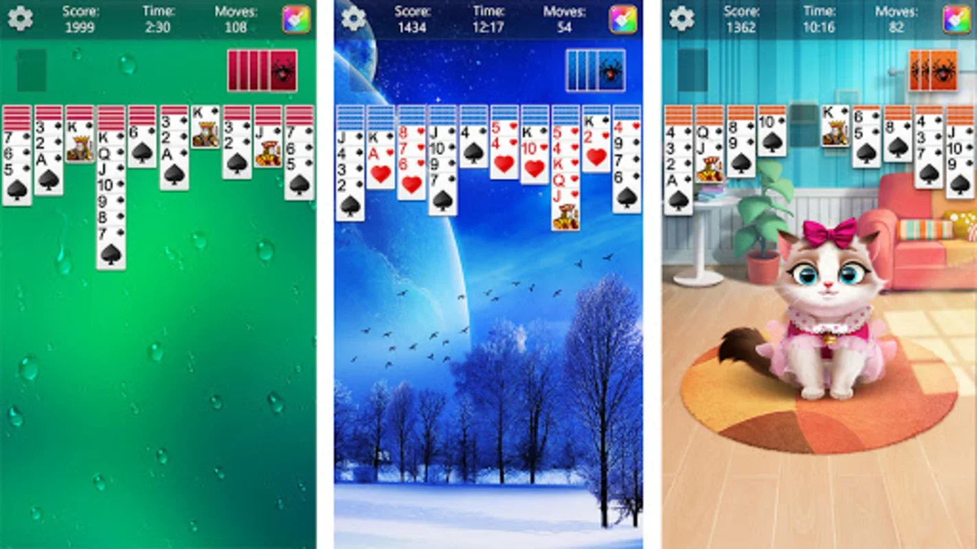 Spider Solitaire Fun for Android - No Downloading Needed