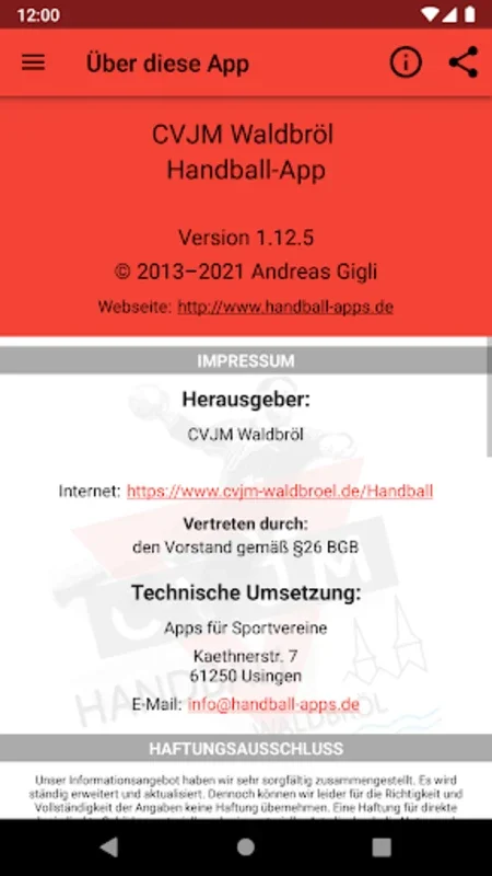 CVJM Waldbröl Handball for Android - Stay Updated with Handball Scores