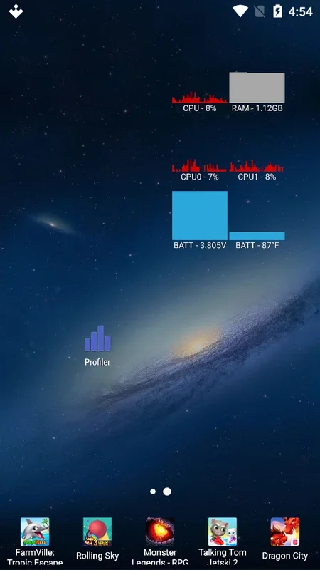 Profiler for Android - Monitor Performance Parameters