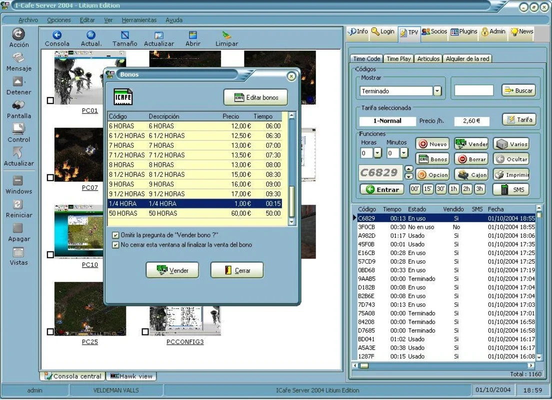 I - Cafe Server Cibercafe Pro for Windows: Ideal for Internet Café Business Management