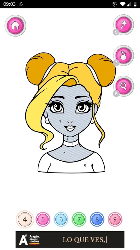 Girls Coloring Book for Android - Fun Coloring Experience