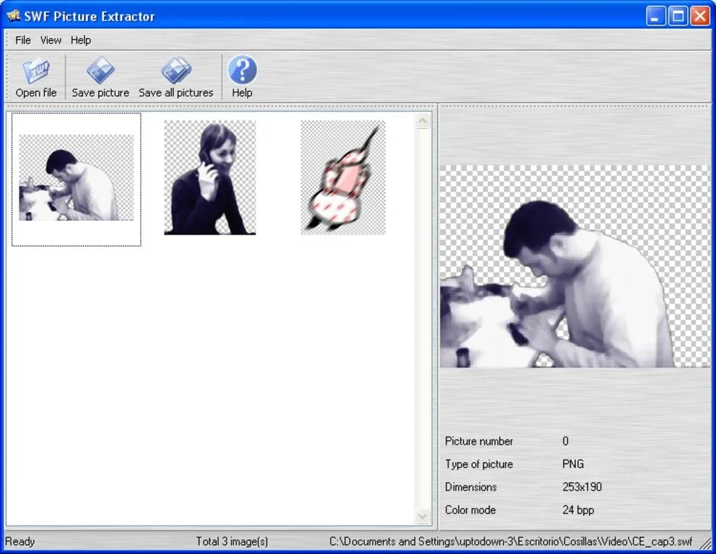 SWF Picture Extractor for Windows - Extract Images Easily