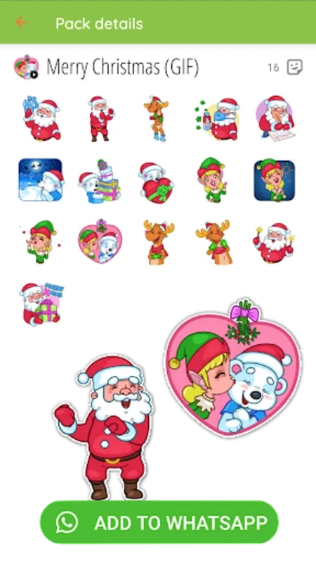 Christmas Stickers for Android - Share Holiday Joy