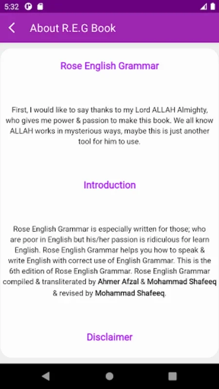 Rose English Books for Android - Enhance Language Skills