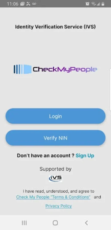 CheckMyPeople for Android - Secure Identity Verification