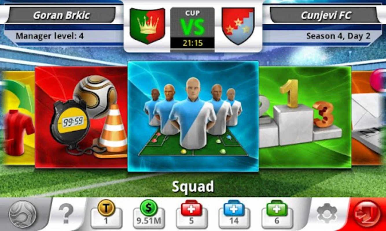 Top Eleven for Android - Build Your Dream Team