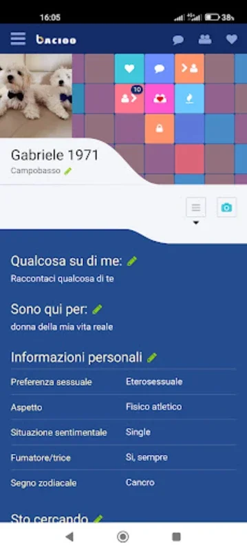 Bacioo for Android - Find Love and Friends in Italy