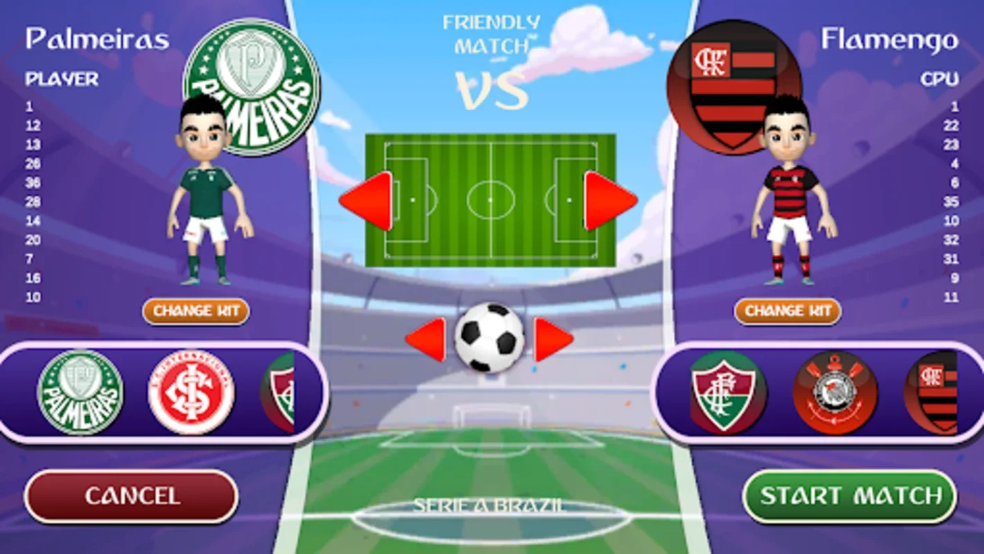 Campeonato Brasileiro Futebol for Android - Master Football Management