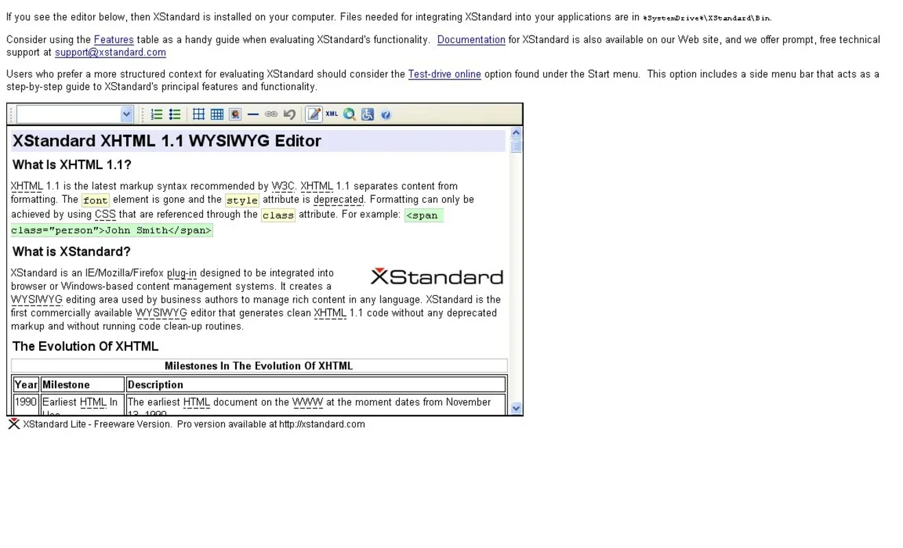 XStandard Lite for Windows: Streamlined Web Content Creation