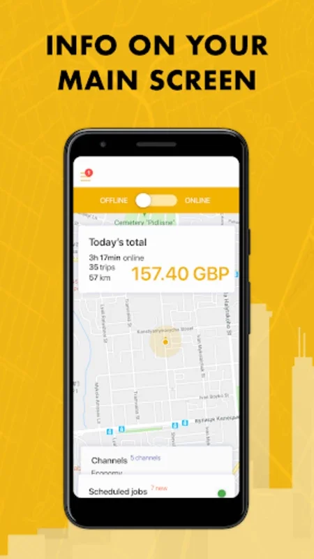 TaxiF Driver: Android App for Flexible Earning and Independence