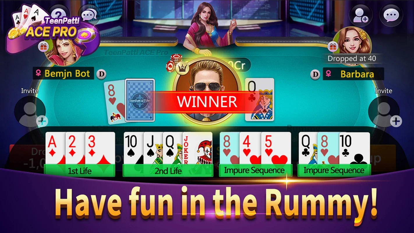 Teenpatti Ace Pro: Play Teen Patti, Rummy & Poker on Android