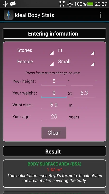 Ideal Body Stats for Android: Manage Your Health Metrics